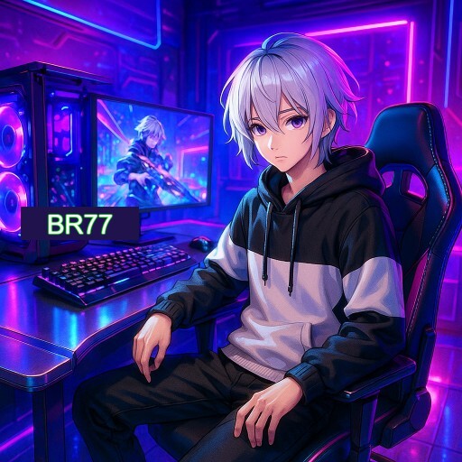 Imagem promocional do app oficial BR77 destacando a conveniência de jogar cassino online pelo celular ou navegador