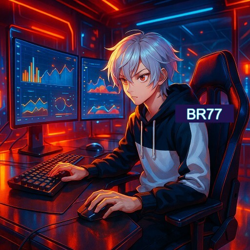 Imagem promocional do app oficial BR77 destacando a conveniência de jogar cassino online pelo celular ou navegador