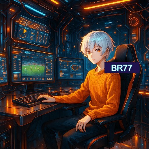 Imagem promocional do app oficial BR77 destacando a conveniência de jogar cassino online pelo celular ou navegador