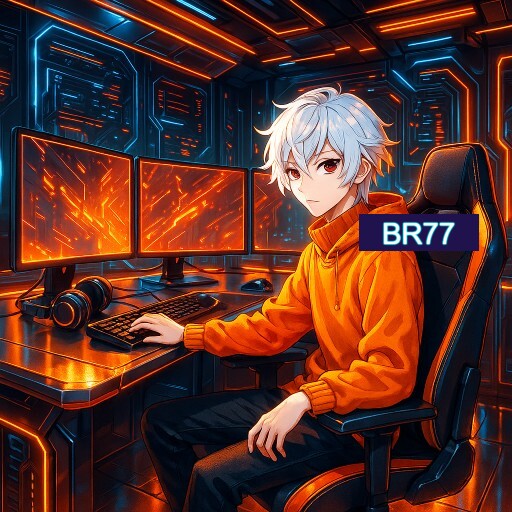 Imagem promocional do app oficial BR77 destacando a conveniência de jogar cassino online pelo celular ou navegador